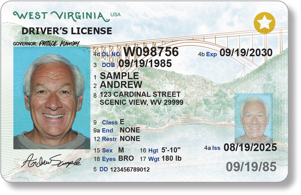 REAL ID Fully Compliant Driver's License image 2023 design