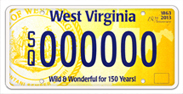 150th Anniversary License Plate