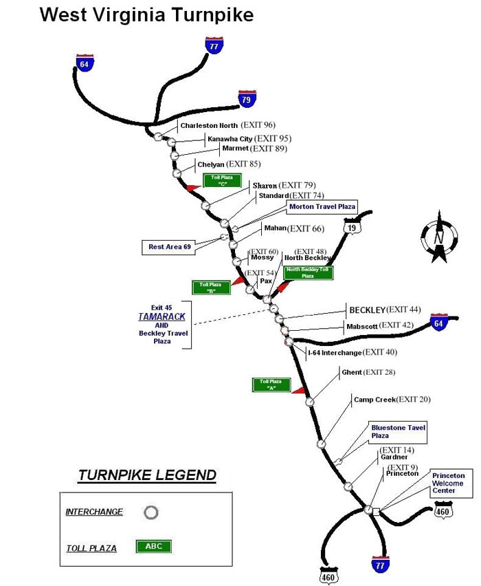 Kansas Turnpike Toll Chart