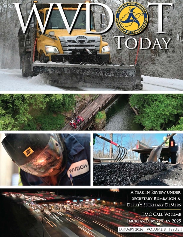 WVDOT Today January 2026 Newsletter Cover