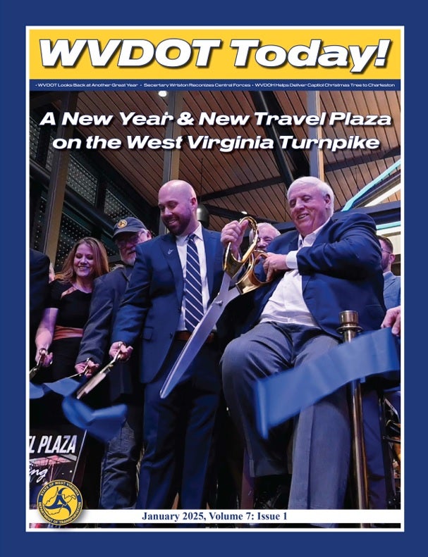 WVDOT Today January 2025 Newsletter Cover