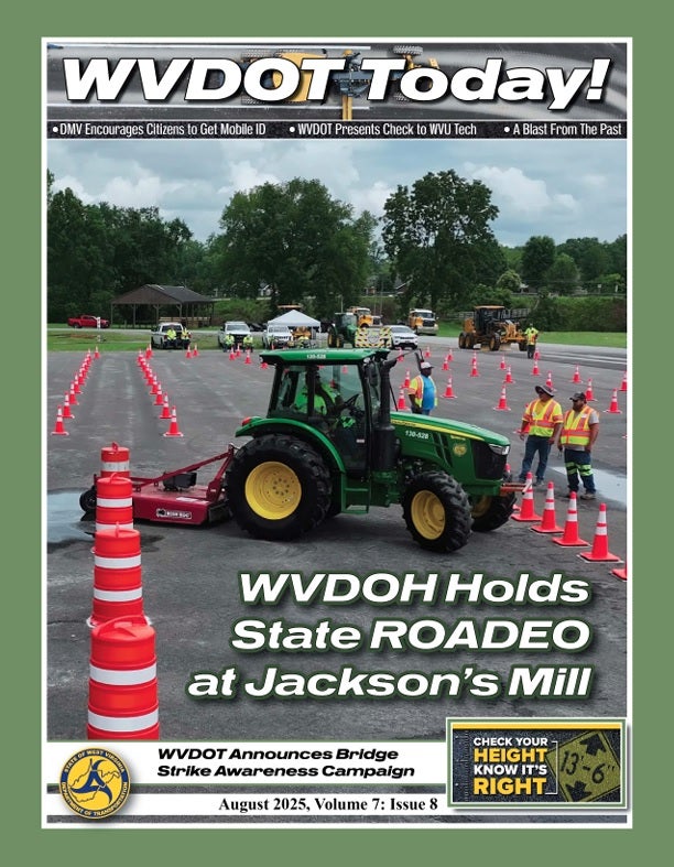 WVDOT Today August 2025 Newsletter Cover