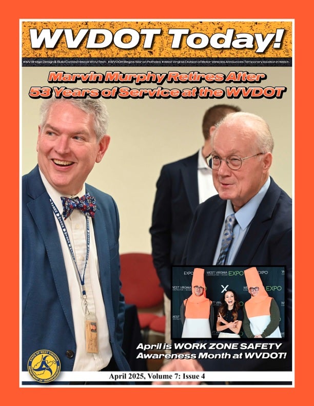 WVDOT Today April 2025 Newsletter Cover