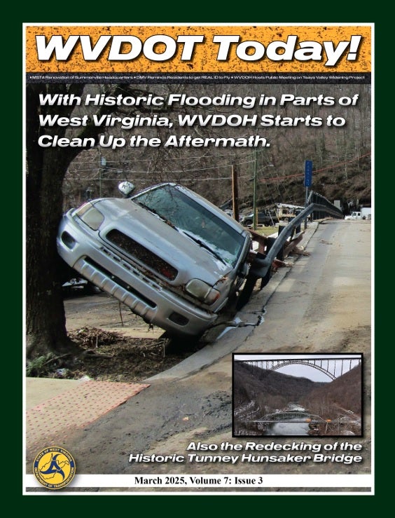 WVDOT Today March 2025 Newsletter Cover