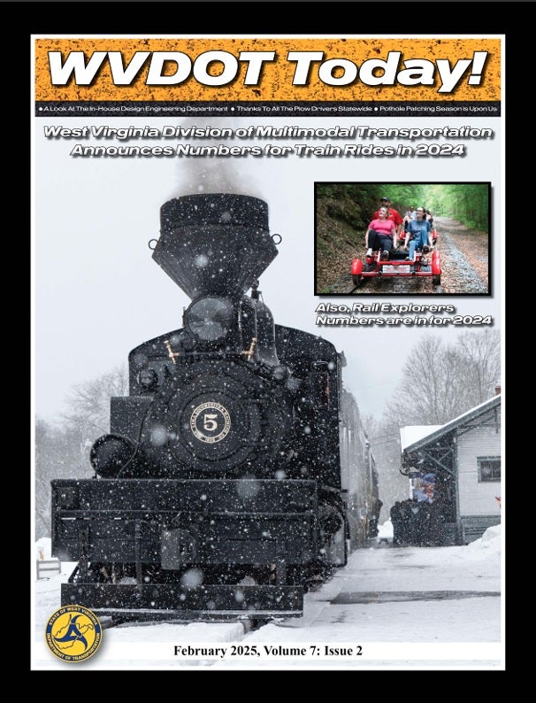 WVDOT Today February 2025 Newsletter Cover