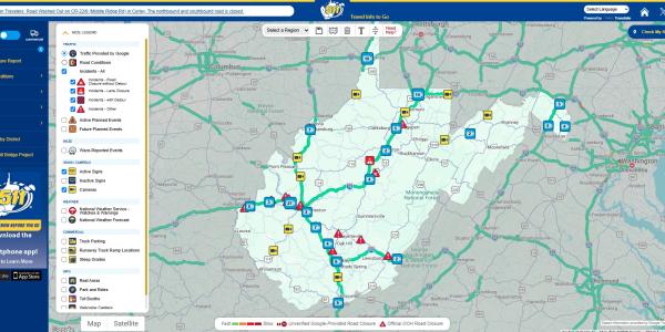 Check Real-Time Traffic with WV511